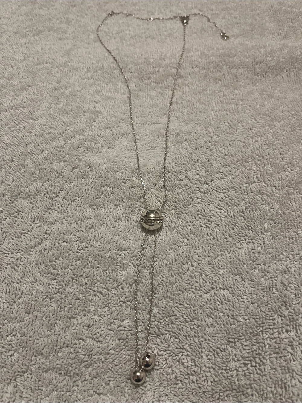 Brighton Silver Double-Drop Pendant Necklace - Women Jewelry